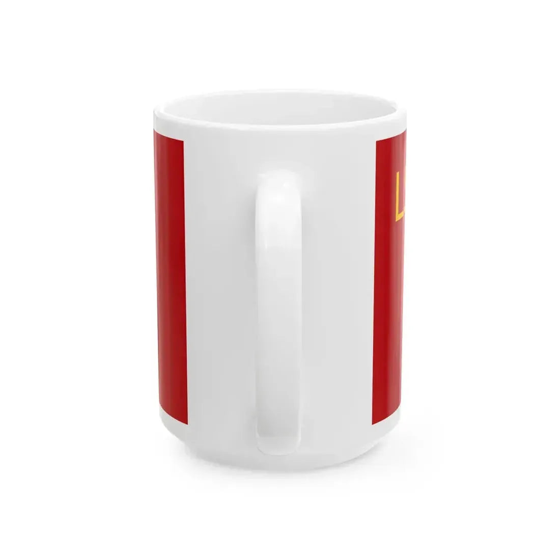 Flag of the Latvian Socialist Soviet Republic 1919-1920 (Latvia) White Coffee Mug - Go Mug Yourself