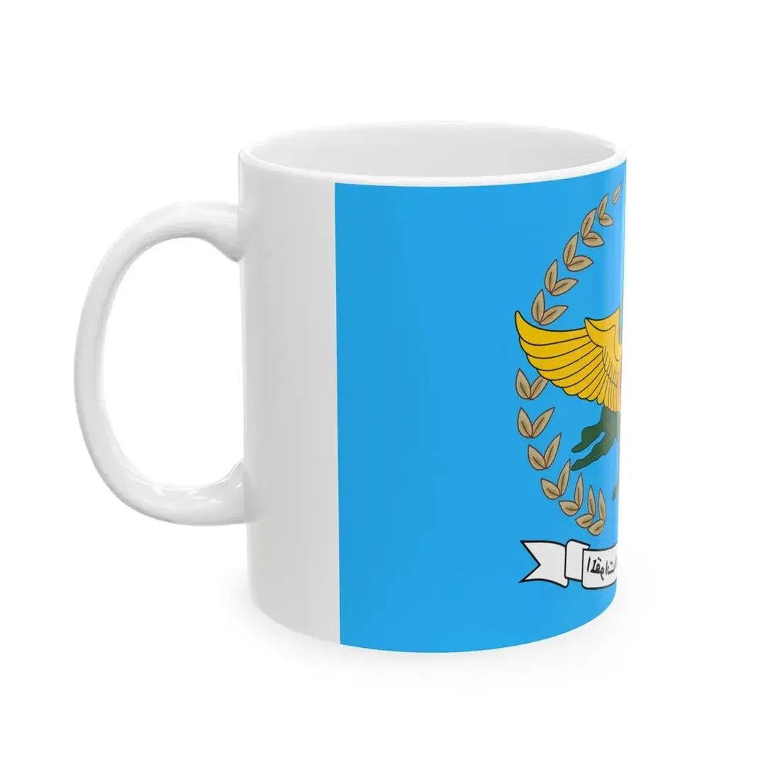 Flag of the Lebanese Air Force (Lebanon) White Coffee Mug - Go Mug Yourself