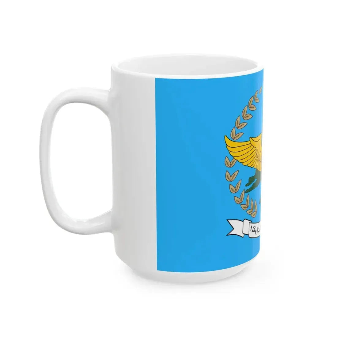 Flag of the Lebanese Air Force (Lebanon) White Coffee Mug - Go Mug Yourself