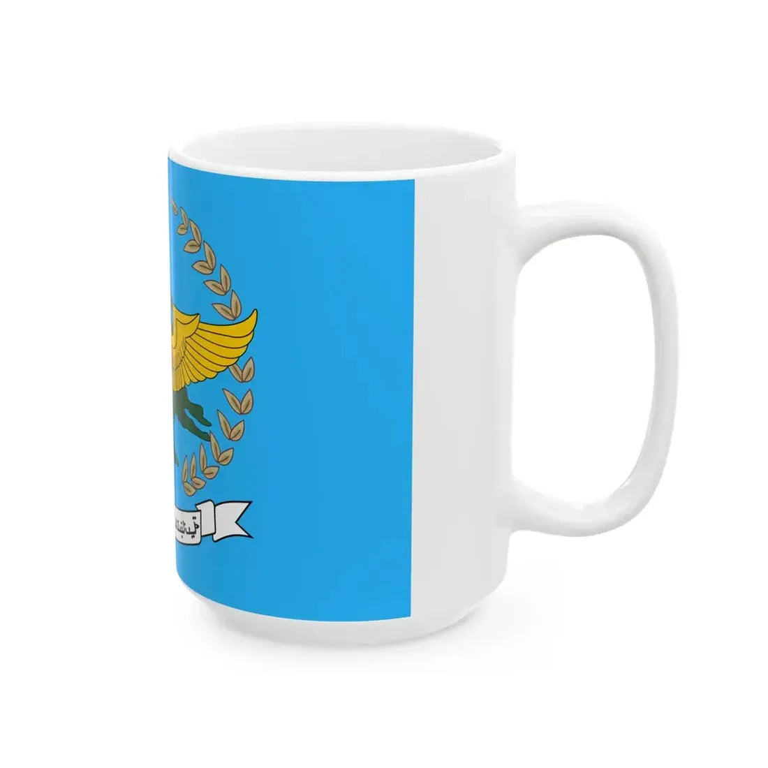 Flag of the Lebanese Air Force (Lebanon) White Coffee Mug - Go Mug Yourself