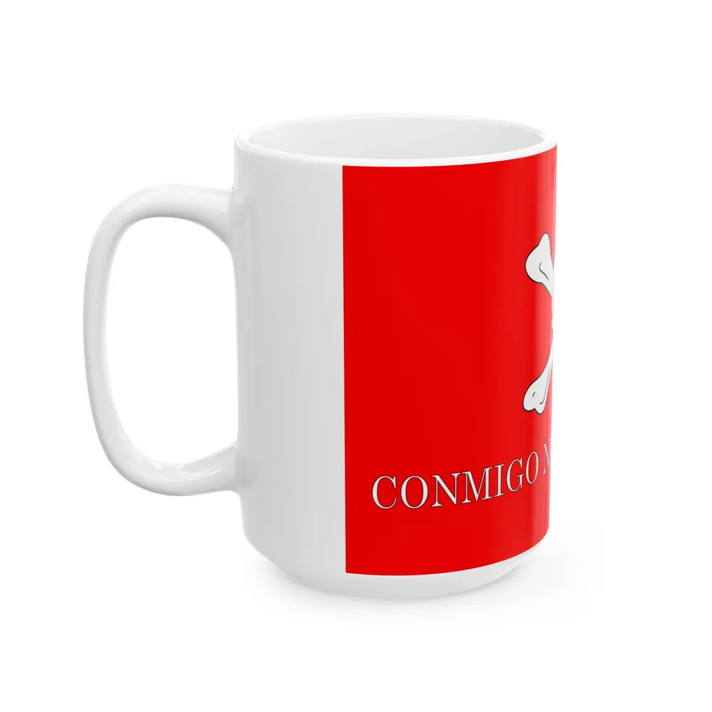 Flag of the Liberator Army Cambiaso Mutiny (Chile) White Coffee Mug - Go Mug Yourself