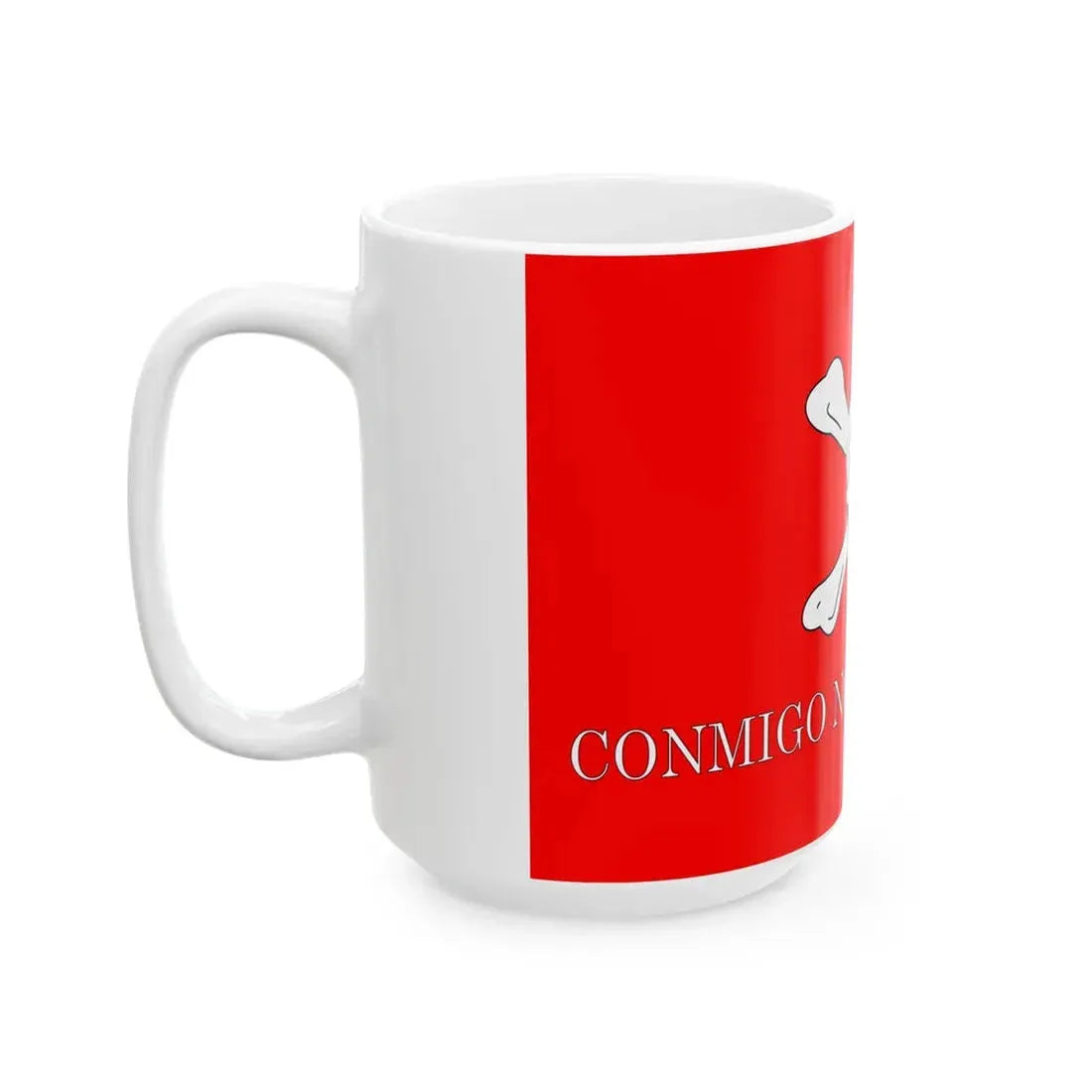 Flag of the Liberator Army Cambiaso Mutiny (Chile) White Coffee Mug - Go Mug Yourself