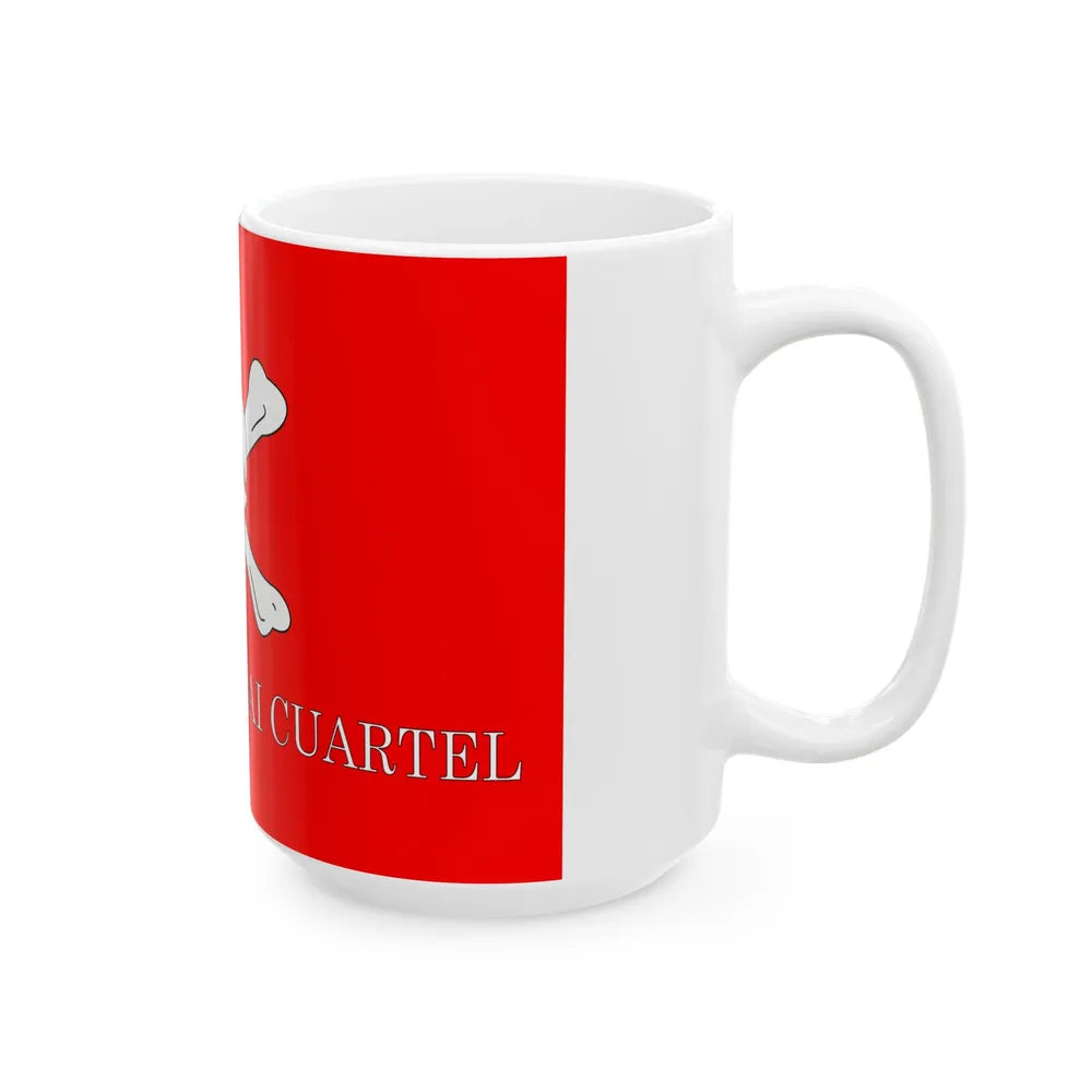Flag of the Liberator Army Cambiaso Mutiny (Chile) White Coffee Mug - Go Mug Yourself