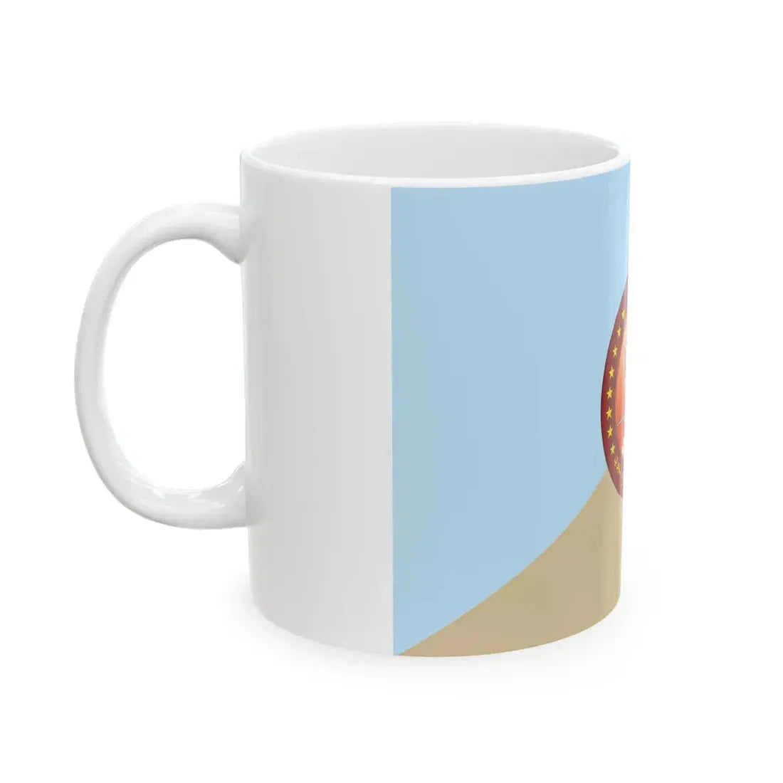 Flag of the Libyan Air Defense Forces (Libya) White Coffee Mug - Go Mug Yourself