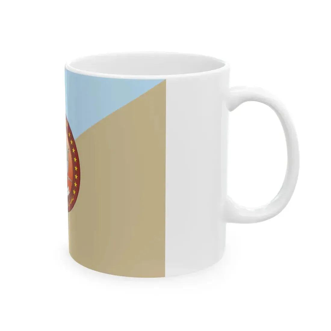 Flag of the Libyan Air Defense Forces (Libya) White Coffee Mug - Go Mug Yourself