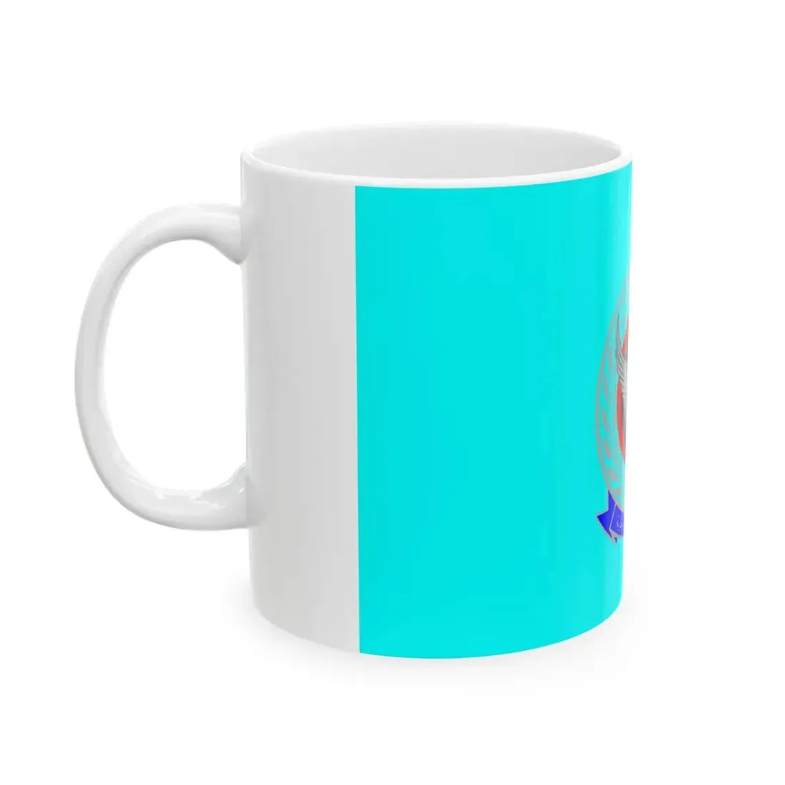 Flag of the Libyan Air Force (Libya) White Coffee Mug - Go Mug Yourself