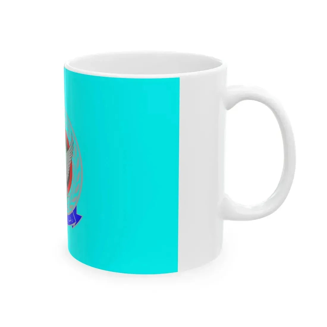 Flag of the Libyan Air Force (Libya) White Coffee Mug - Go Mug Yourself