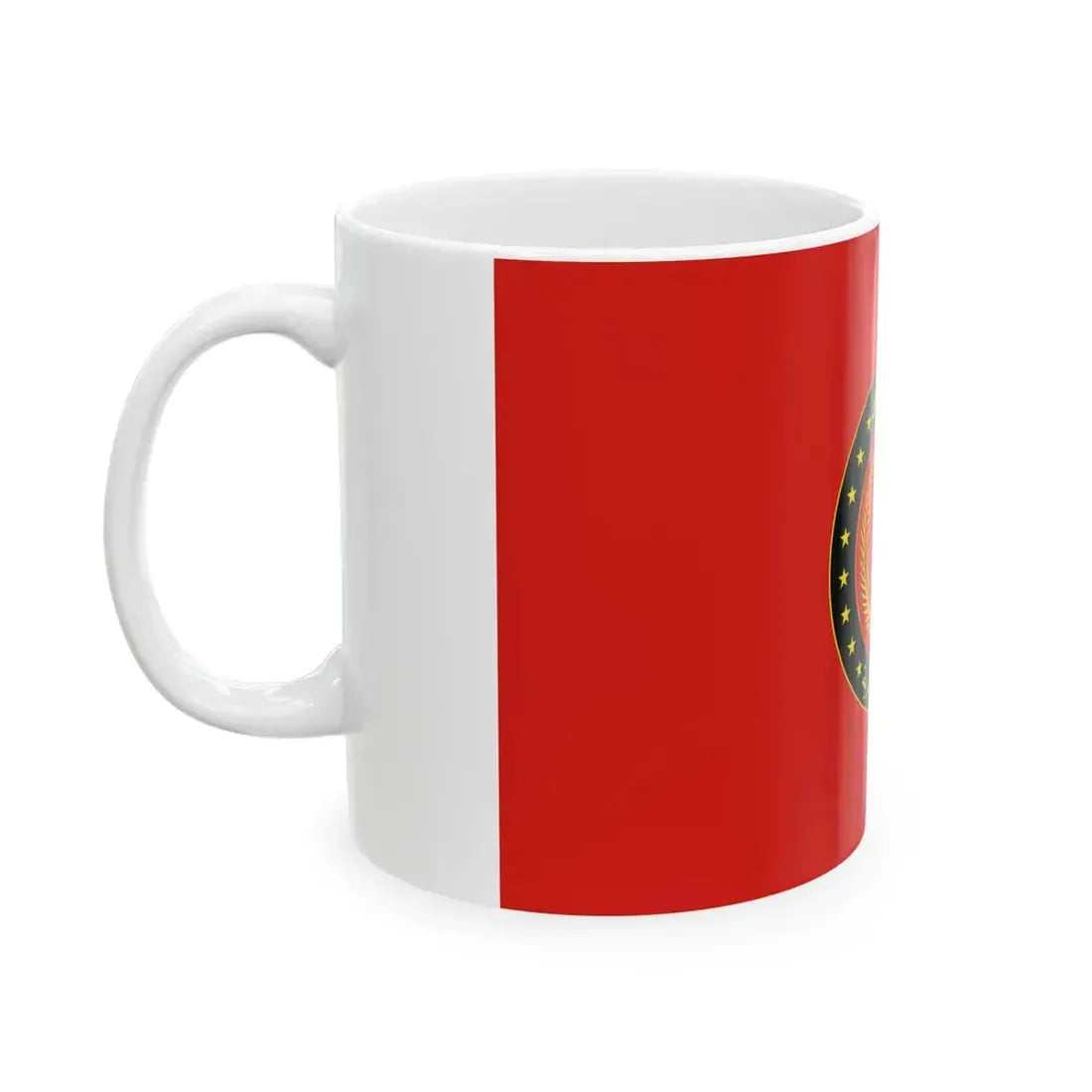 Flag of the Libyan Ground Forces (Libya) White Coffee Mug - Go Mug Yourself
