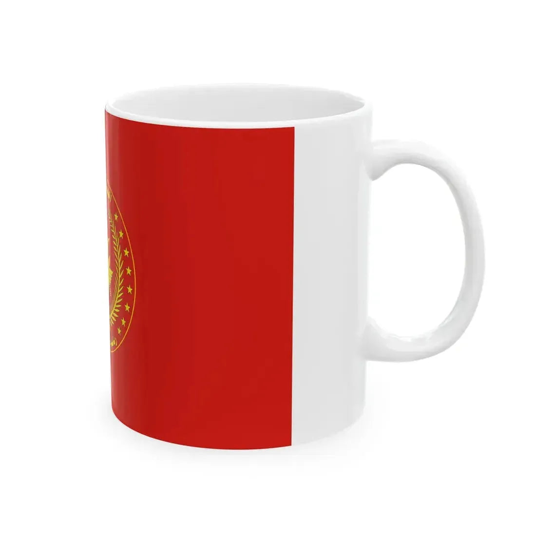 Flag of the Libyan National Army (Libya) White Coffee Mug - Go Mug Yourself