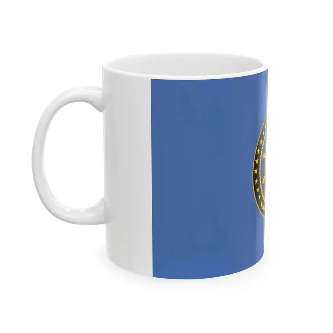 Flag of the Libyan Navy (Libya) White Coffee Mug - Go Mug Yourself