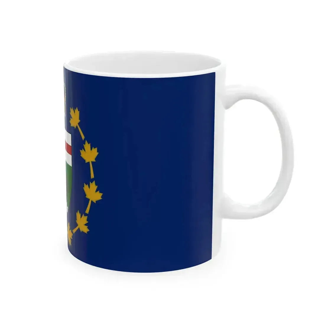 Flag of the Lieutenant Governor of Manitoba (Canada) White Coffee Mug - Go Mug Yourself