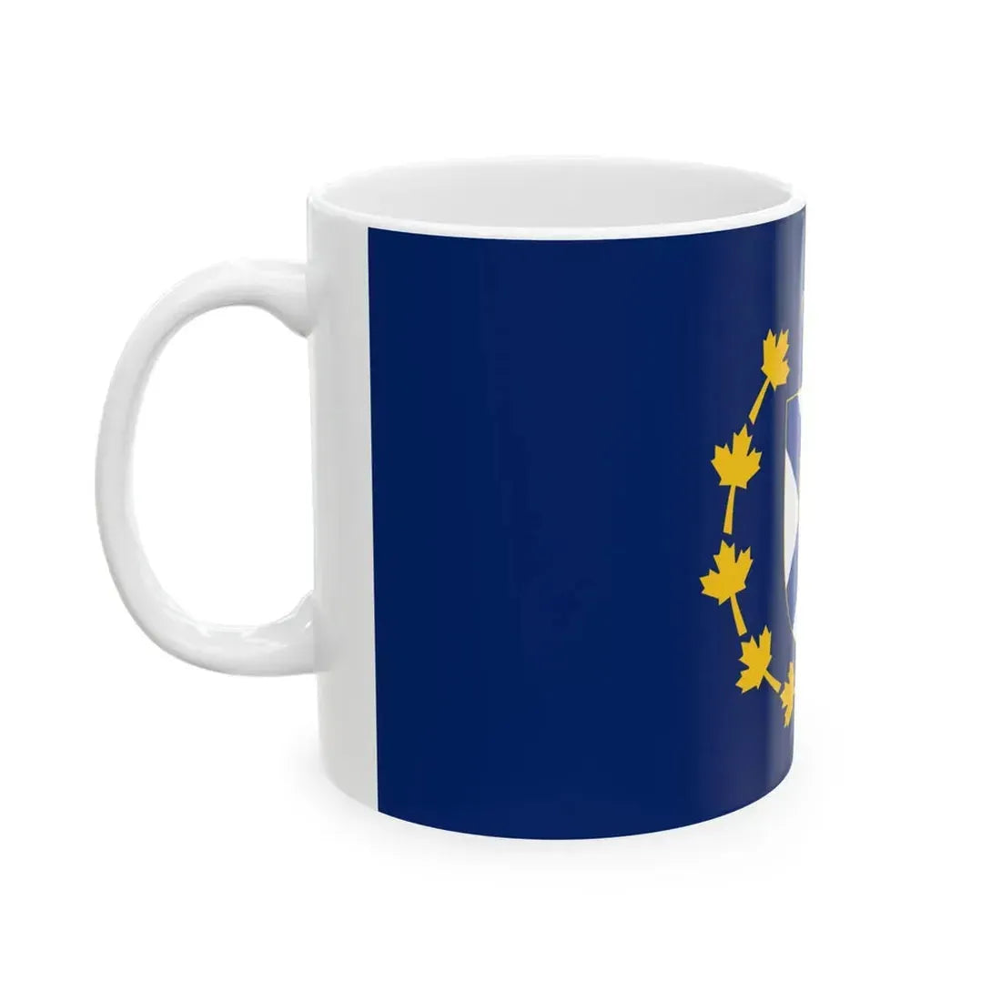 Flag of the Lieutenant-Governor of Nova Scotia (Canada) White Coffee Mug - Go Mug Yourself