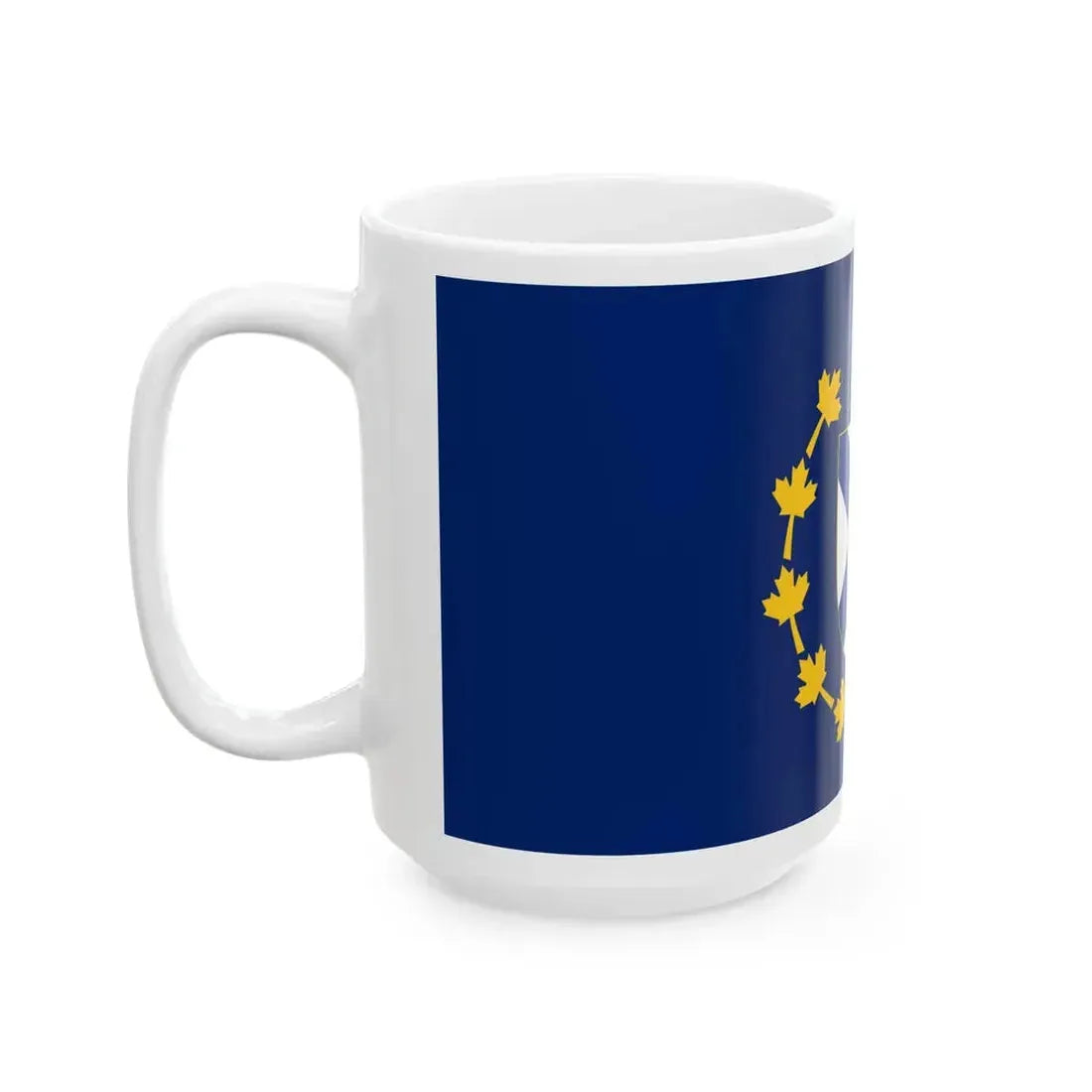 Flag of the Lieutenant-Governor of Nova Scotia (Canada) White Coffee Mug - Go Mug Yourself