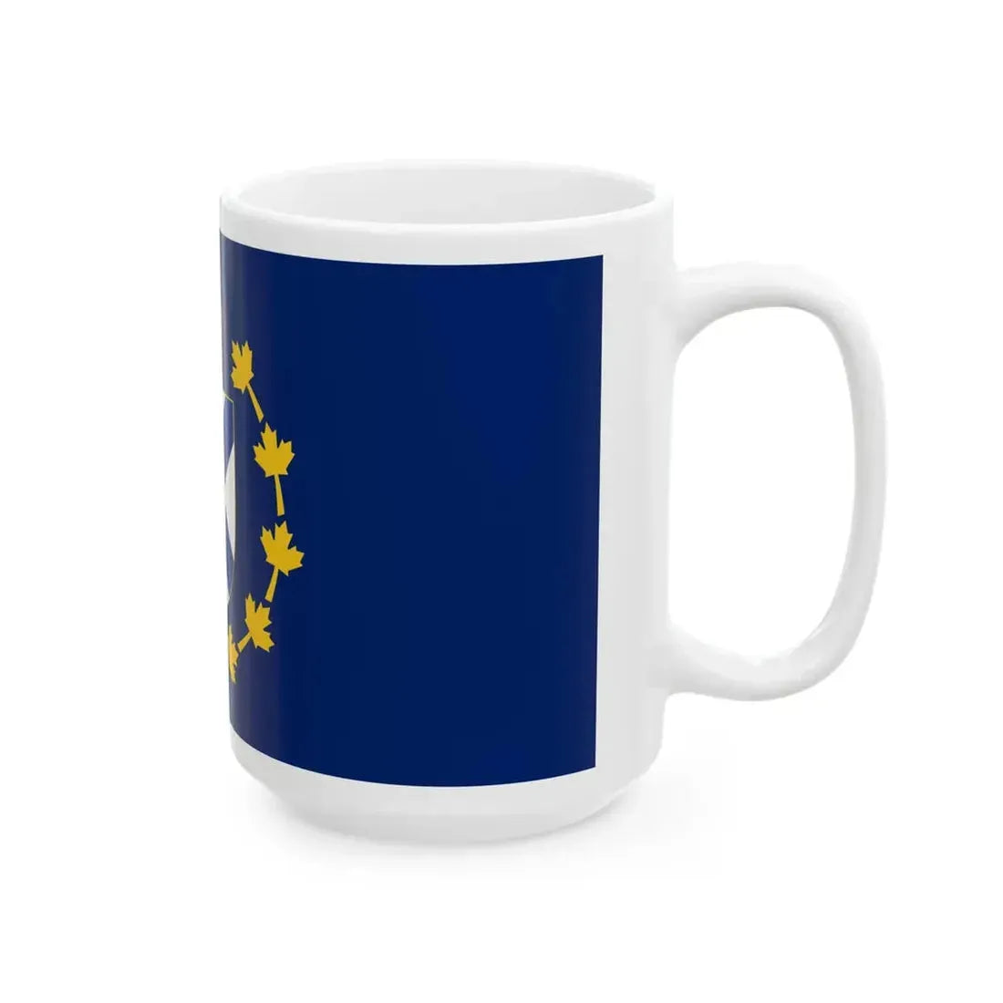 Flag of the Lieutenant-Governor of Nova Scotia (Canada) White Coffee Mug - Go Mug Yourself