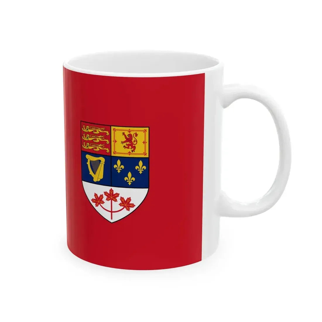 Flag of the Lieutenant-Governor of Ontario 1959-1965 (Canada) White Coffee Mug - Go Mug Yourself