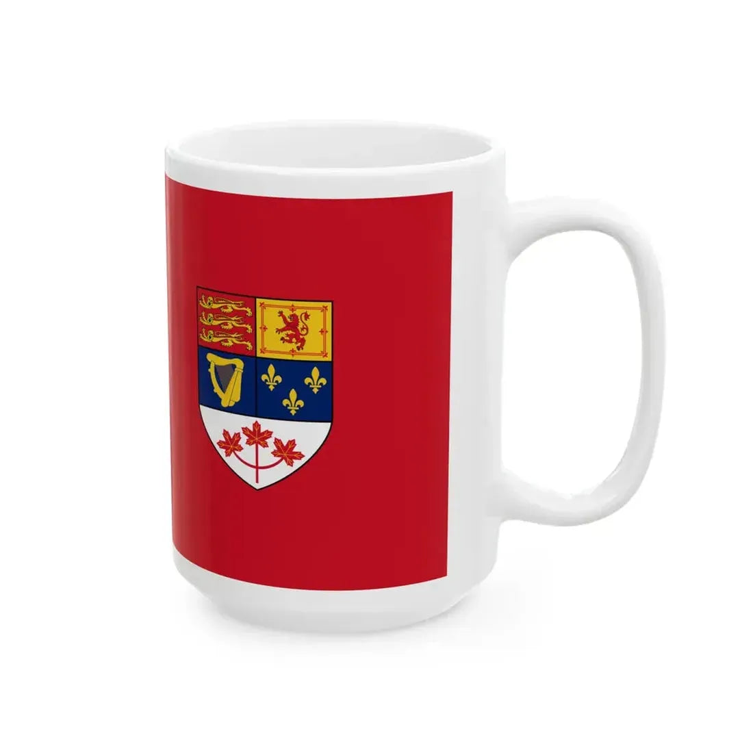 Flag of the Lieutenant-Governor of Ontario 1959-1965 (Canada) White Coffee Mug - Go Mug Yourself