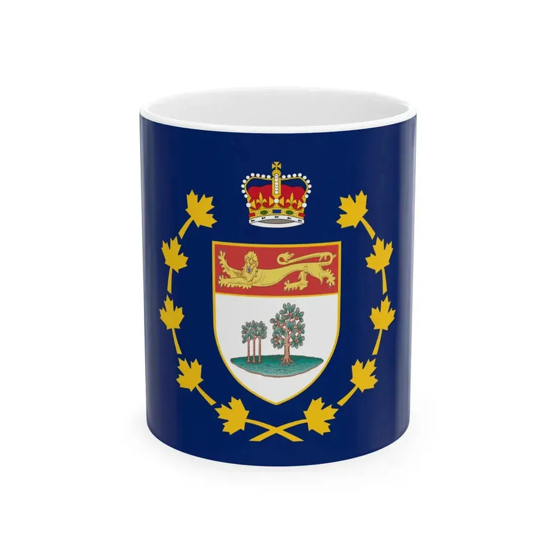 Flag of the Lieutenant-Governor of Prince Edward Island (Canada) White Coffee Mug 11oz - Go Mug Yourself