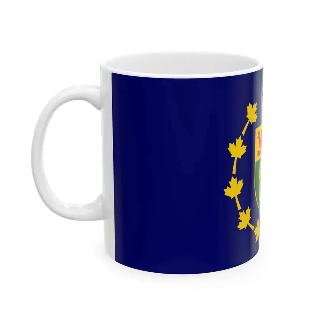Flag of the Lieutenant-Governor of Saskatchewan (Canada) White Coffee Mug - Go Mug Yourself