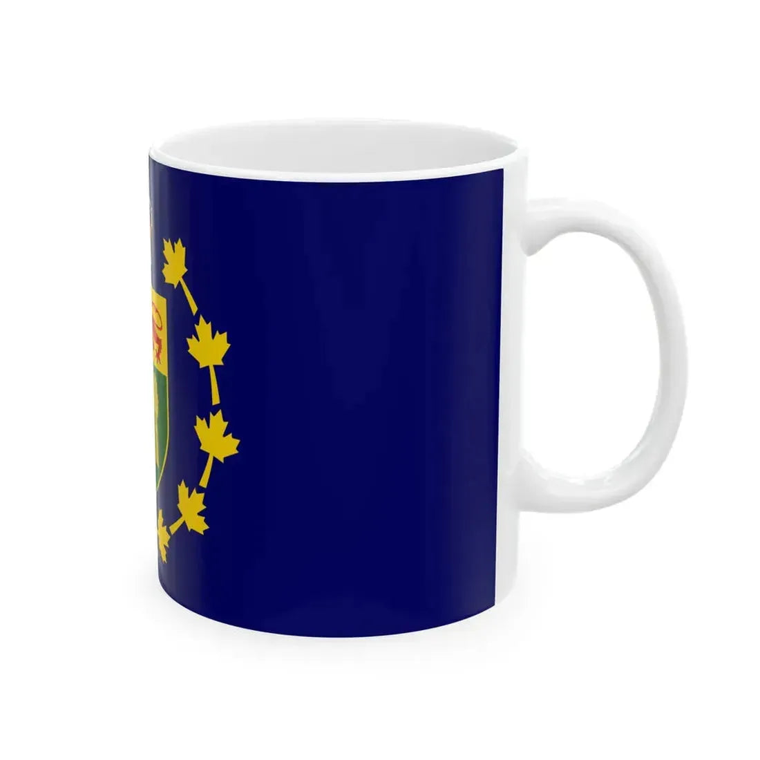 Flag of the Lieutenant-Governor of Saskatchewan (Canada) White Coffee Mug - Go Mug Yourself