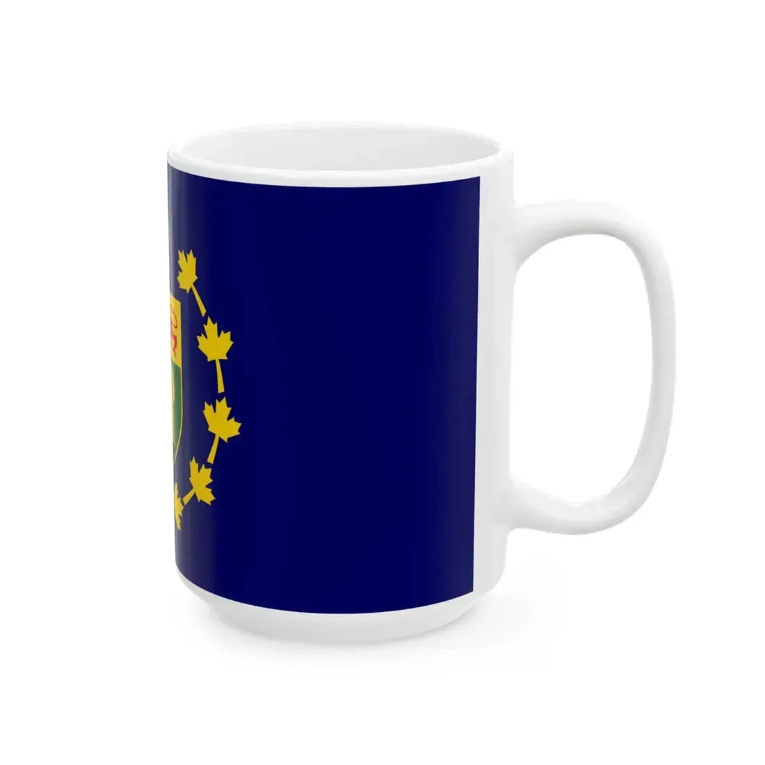 Flag of the Lieutenant-Governor of Saskatchewan (Canada) White Coffee Mug - Go Mug Yourself