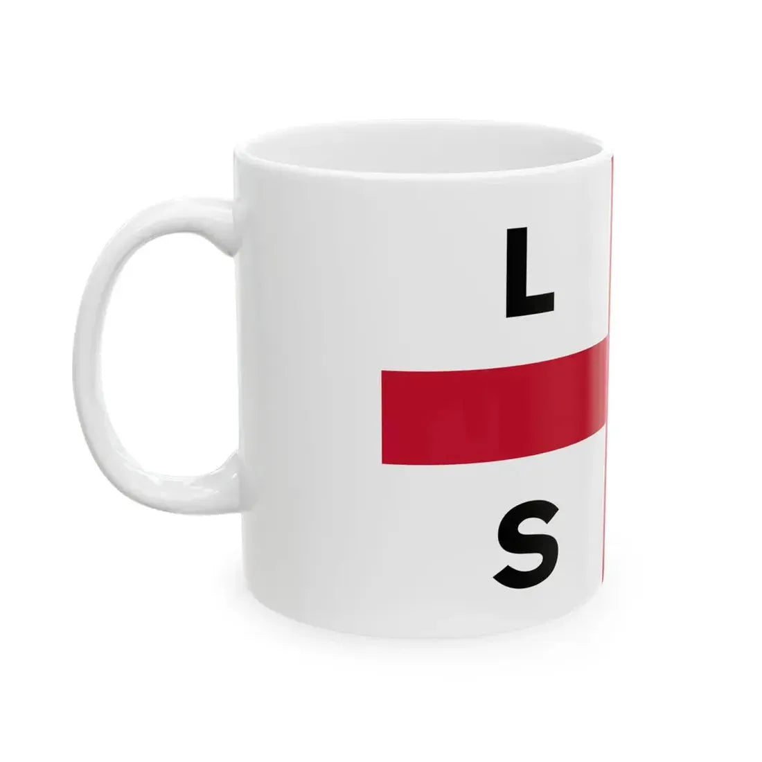Flag of the Limerick Steamship Company (Ireland) White Coffee Mug - Go Mug Yourself