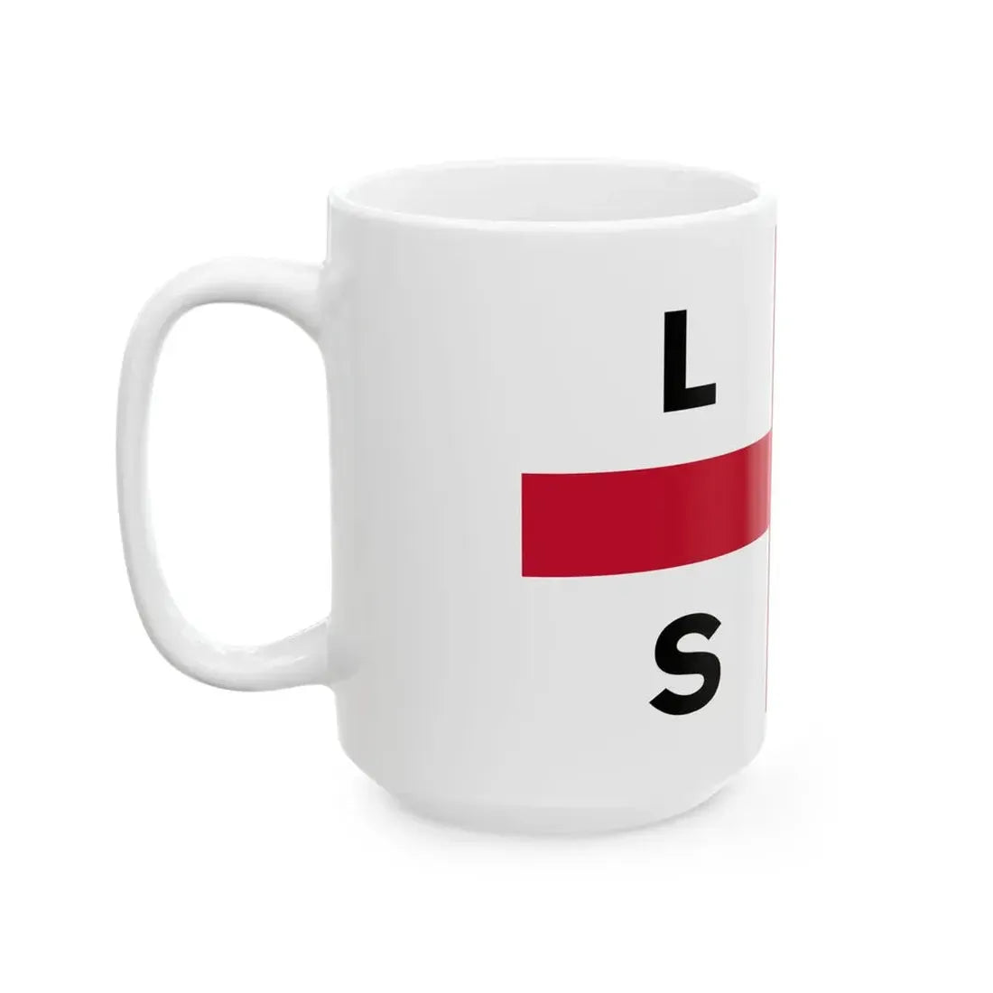 Flag of the Limerick Steamship Company (Ireland) White Coffee Mug - Go Mug Yourself