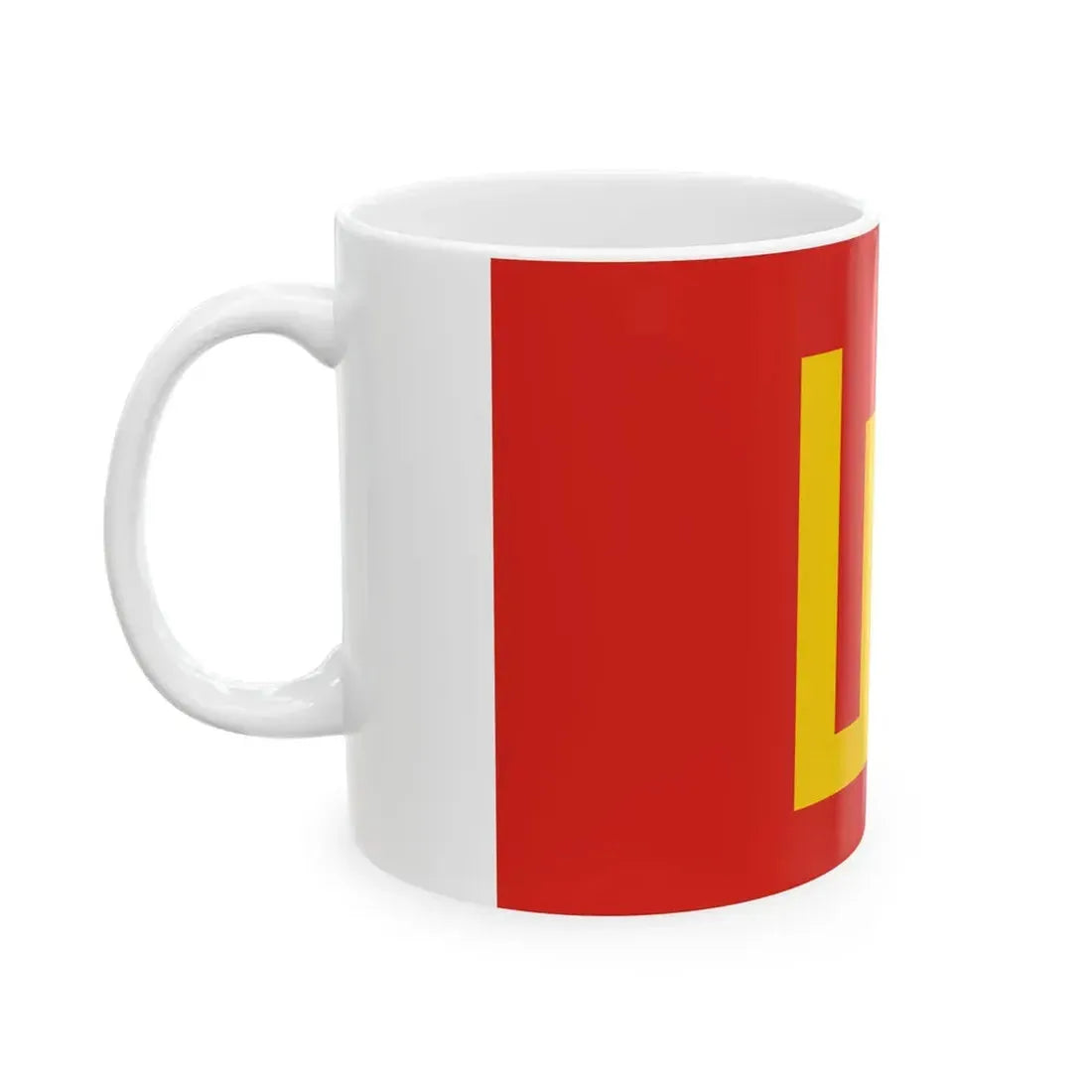 Flag of the Lithuanian Army (Lithuania) White Coffee Mug - Go Mug Yourself
