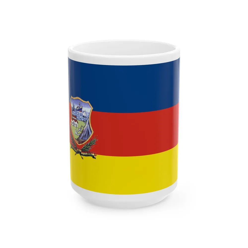 Flag of the Litoral Department (Bolivia) White Coffee Mug 15oz - Go Mug Yourself