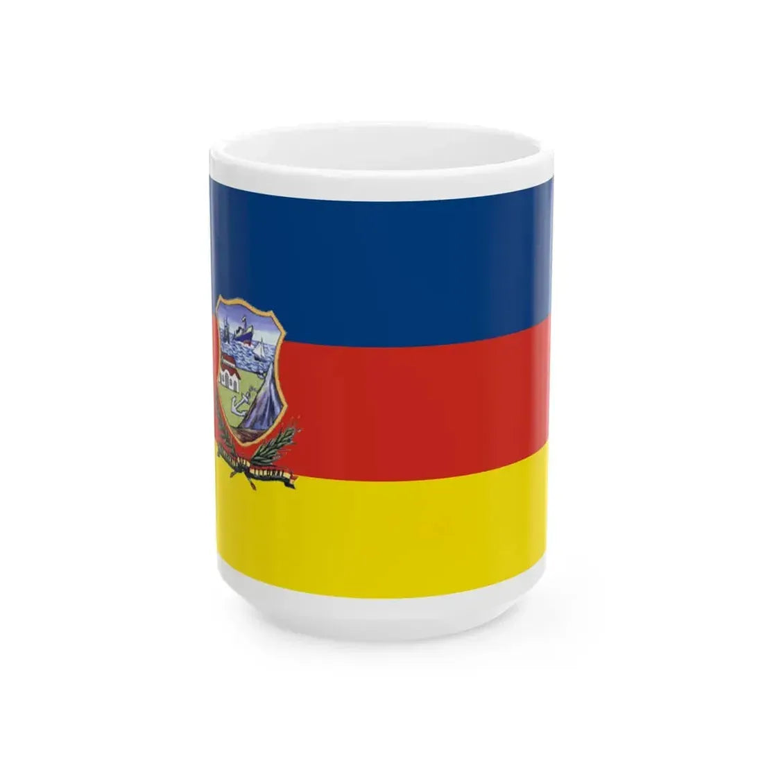 Flag of the Litoral Department (Bolivia) White Coffee Mug 15oz - Go Mug Yourself