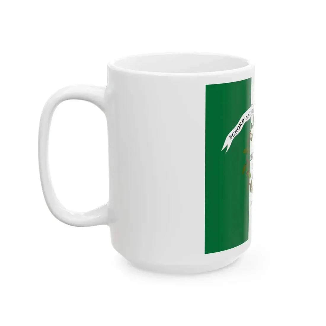 Flag of the Lombard Legion (Italy) White Coffee Mug - Go Mug Yourself