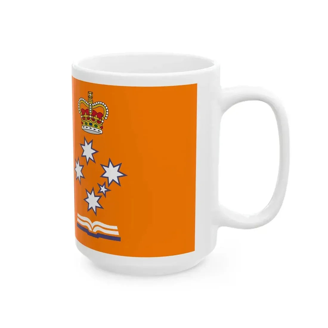 Flag of the Loyal Orange Institution of Victoria (Australia) White Coffee Mug - Go Mug Yourself