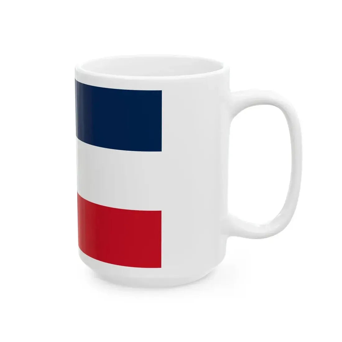 Flag of the Madagascar Protectorate 1885-1896 (Madagascar) White Coffee Mug - Go Mug Yourself