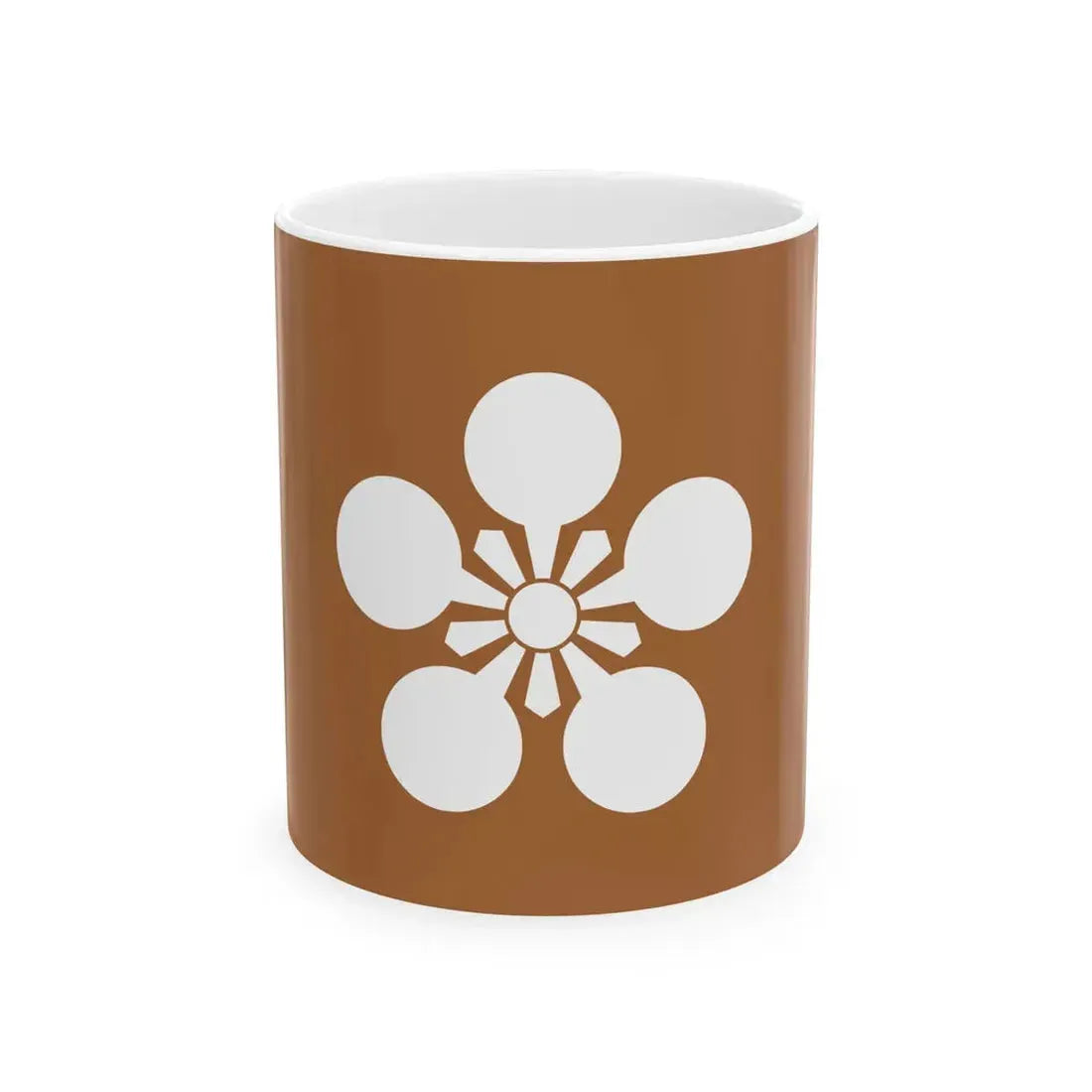 Flag of the Maeda Lords of Kanazawa in Kaga Province B (Japan) White Coffee Mug 11oz - Go Mug Yourself