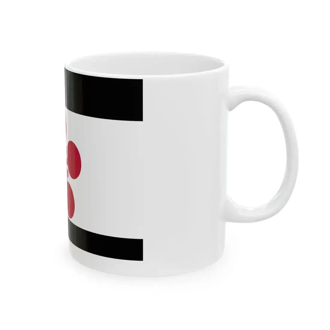 Flag of the Maeda Lords of Kanazawa in Kaga Province C (Japan) White Coffee Mug - Go Mug Yourself