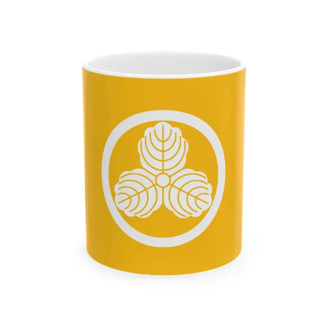 Flag of the Makino Lords of Nagaoka in Echigo Province A (Japan) White Coffee Mug 11oz - Go Mug Yourself