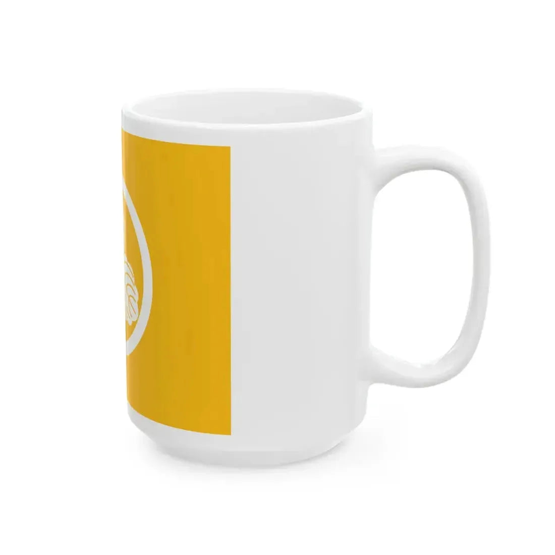 Flag of the Makino Lords of Nagaoka in Echigo Province A (Japan) White Coffee Mug - Go Mug Yourself
