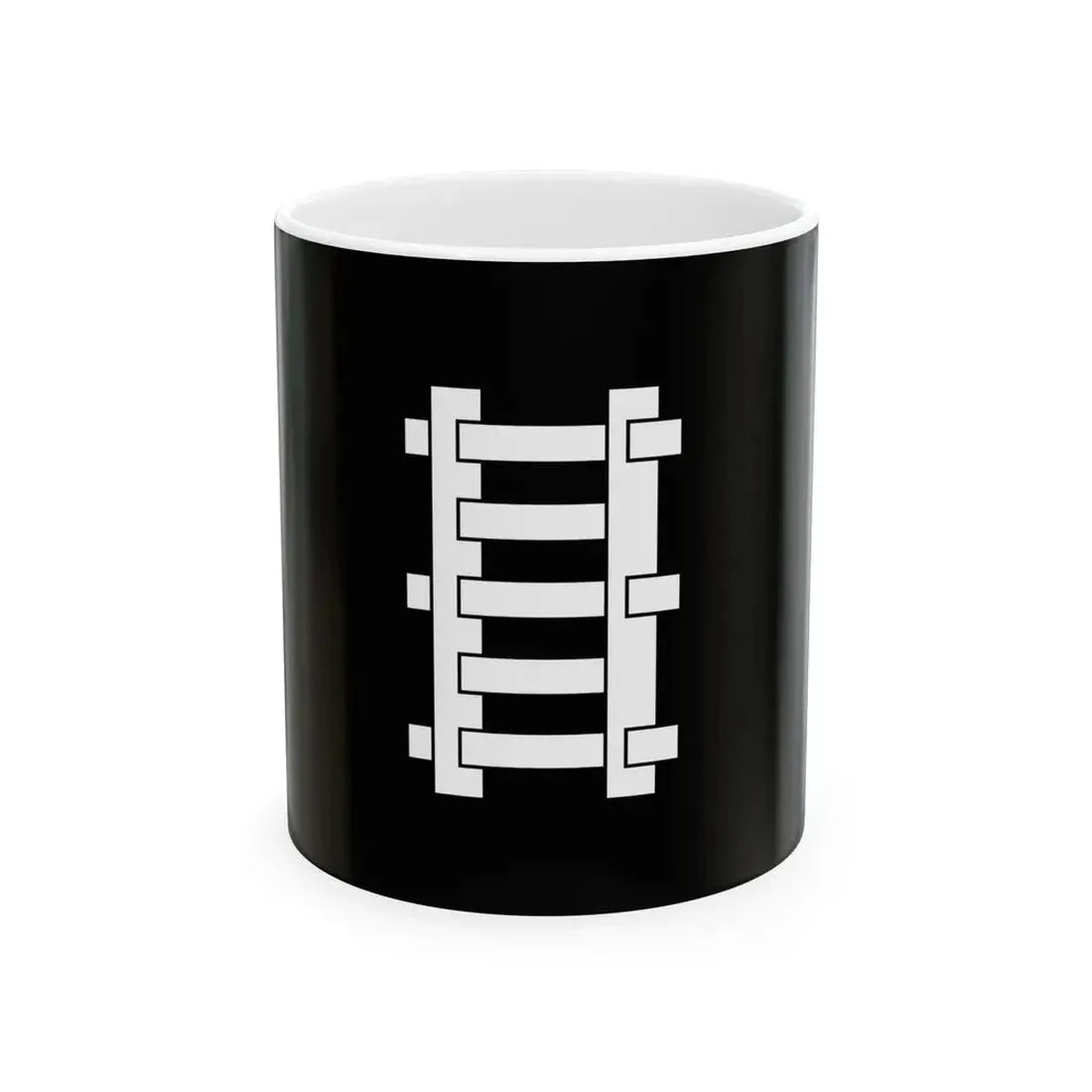 Flag of the Makino Lords of Nagaoka in Echigo Province B (Japan) White Coffee Mug 11oz - Go Mug Yourself
