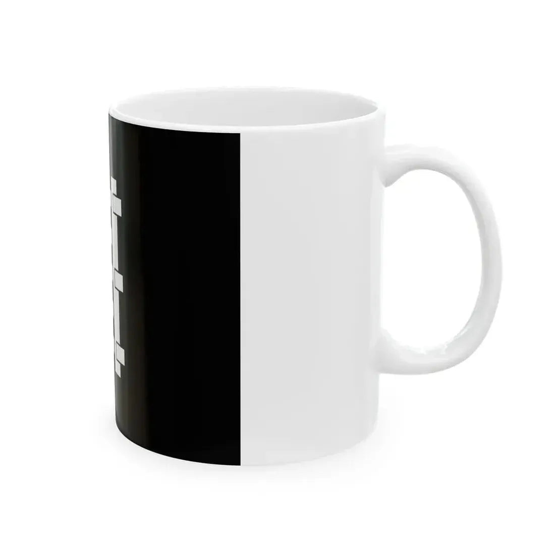 Flag of the Makino Lords of Nagaoka in Echigo Province B (Japan) White Coffee Mug - Go Mug Yourself