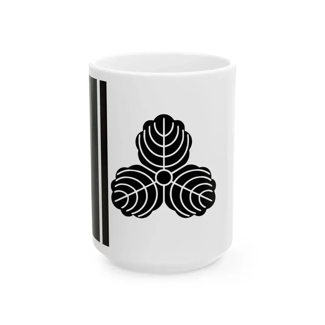 Flag of the Makino Lords of Nagaoka in Echigo Province C (Japan) White Coffee Mug 15oz - Go Mug Yourself