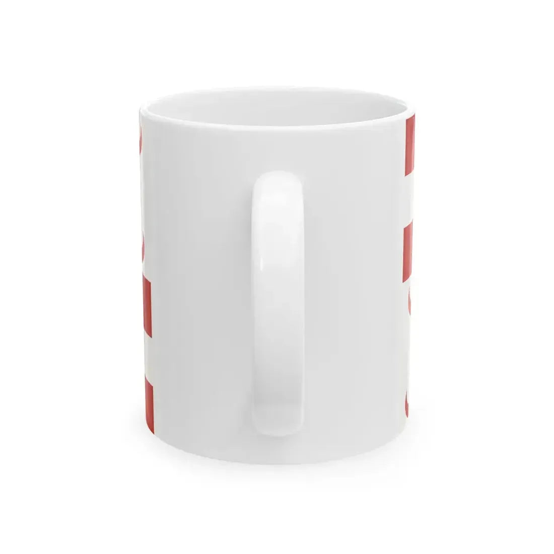 Flag of the Maltese corsairs (Malta) White Coffee Mug - Go Mug Yourself
