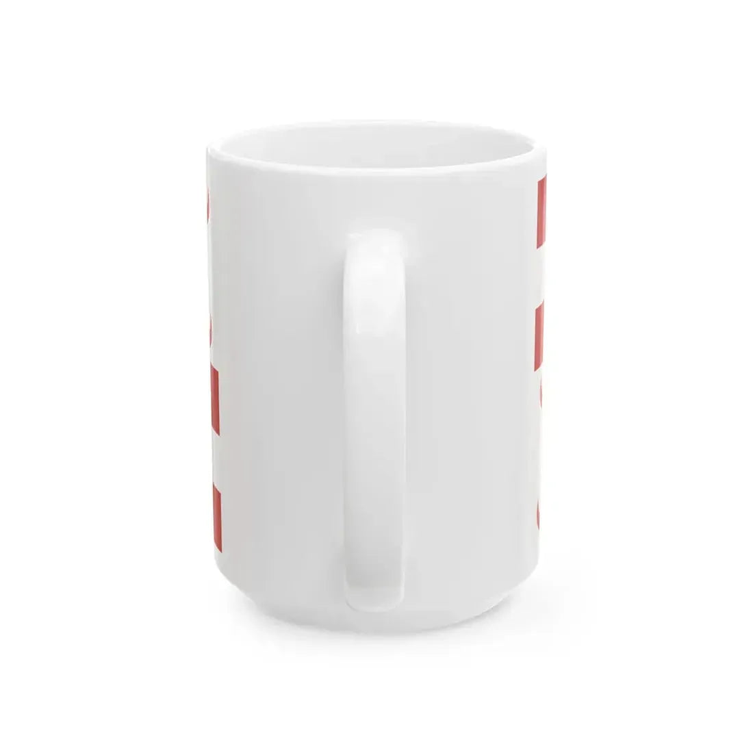 Flag of the Maltese corsairs (Malta) White Coffee Mug - Go Mug Yourself