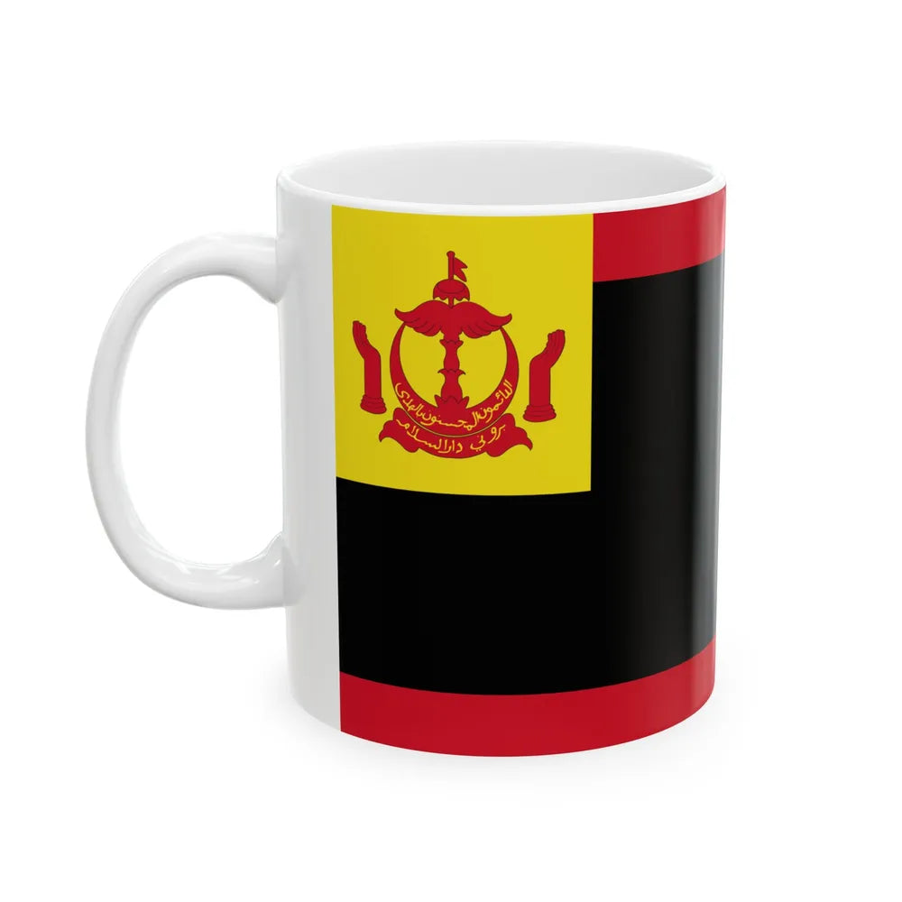 Flag of the Manteri Darat (Brunei) White Coffee Mug - Go Mug Yourself