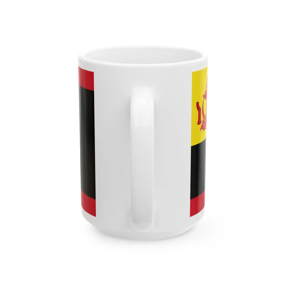 Flag of the Manteri Darat (Brunei) White Coffee Mug - Go Mug Yourself