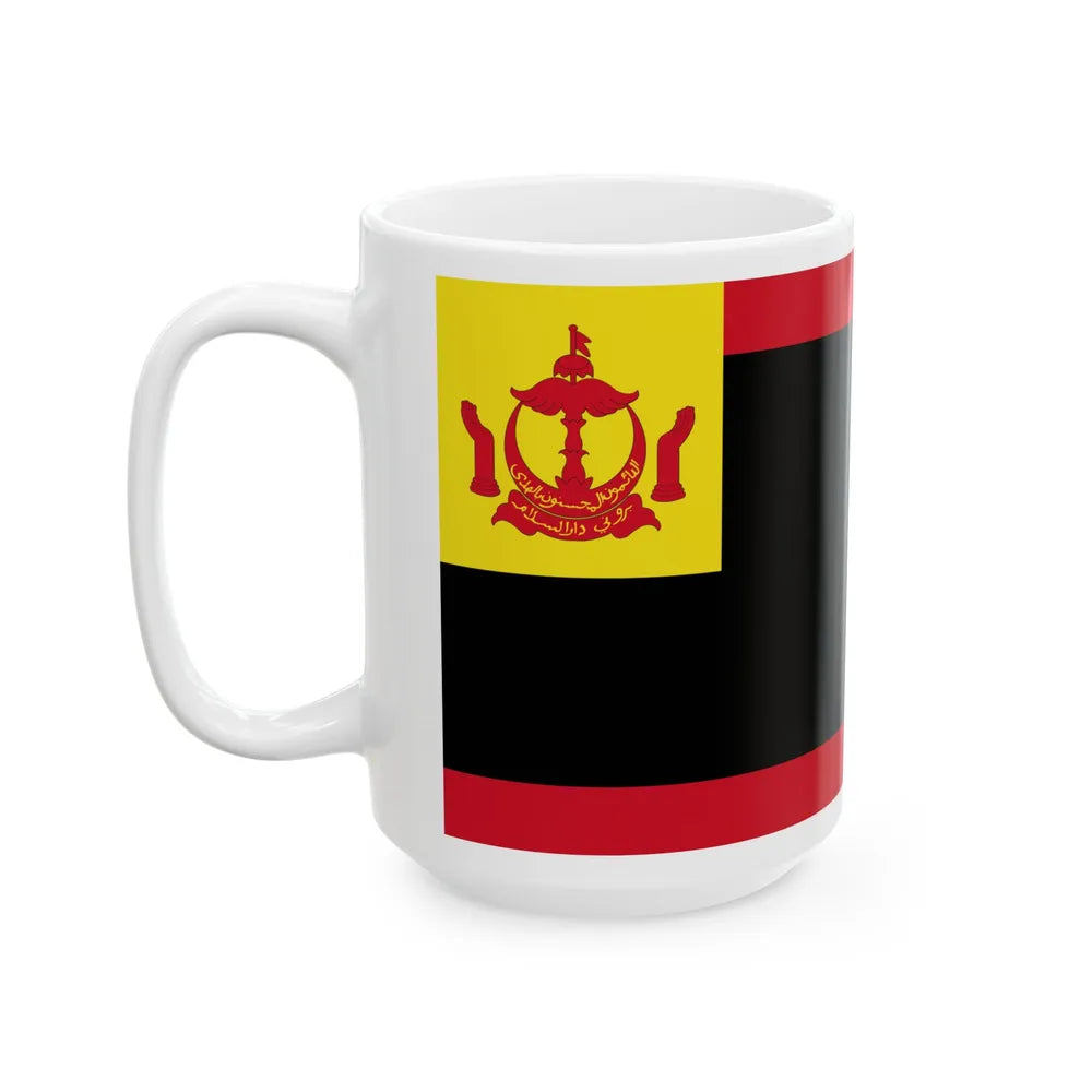 Flag of the Manteri Darat (Brunei) White Coffee Mug - Go Mug Yourself