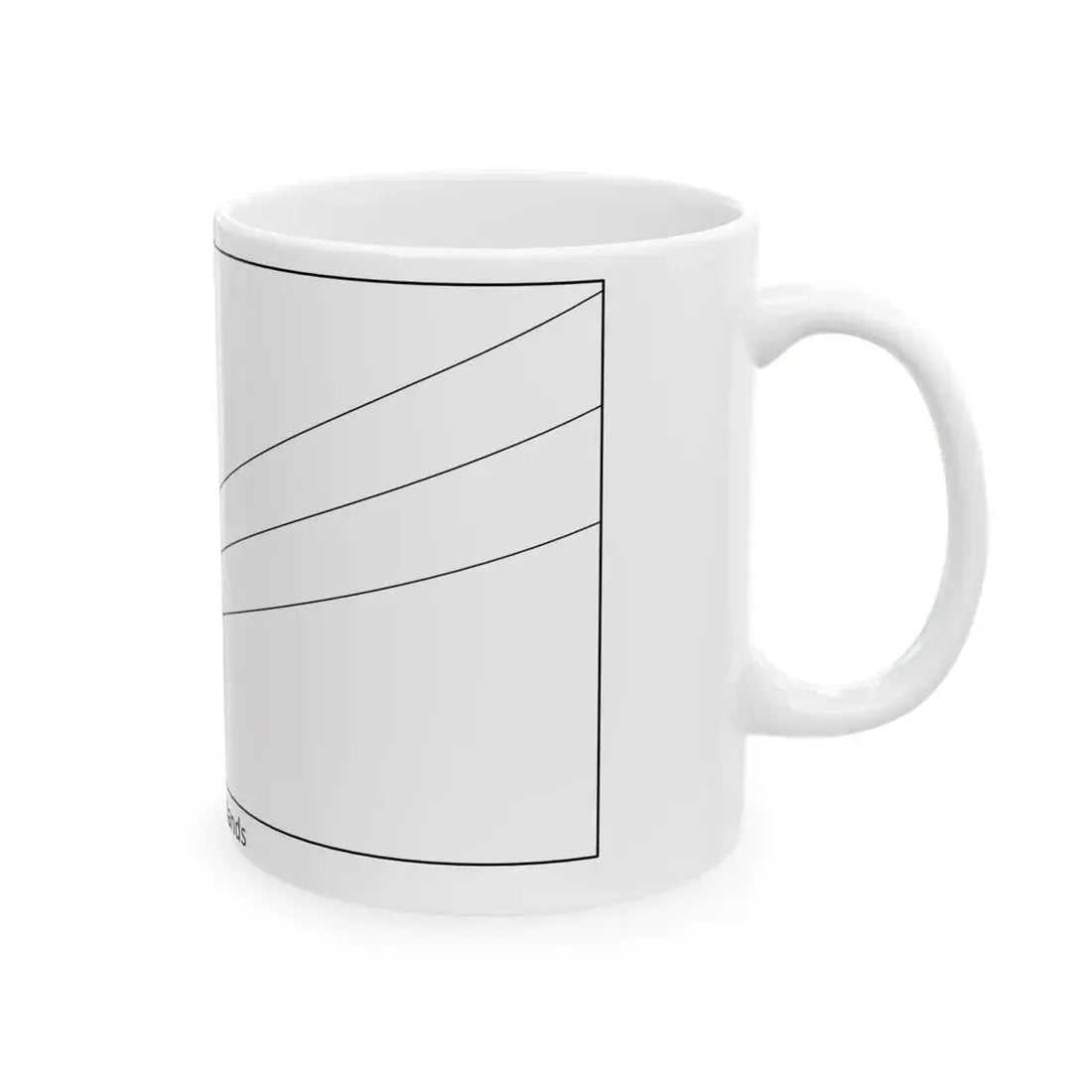 Flag of the Marshall Islands colouring page (Marshall Islands) White Coffee Mug - Go Mug Yourself