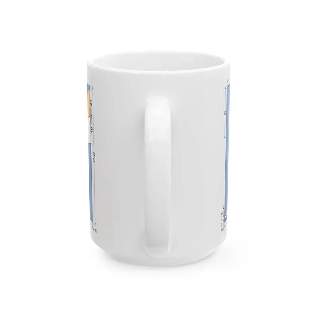 Flag of the Marshall Islands construction sheet (Marshall Islands) White Coffee Mug - Go Mug Yourself