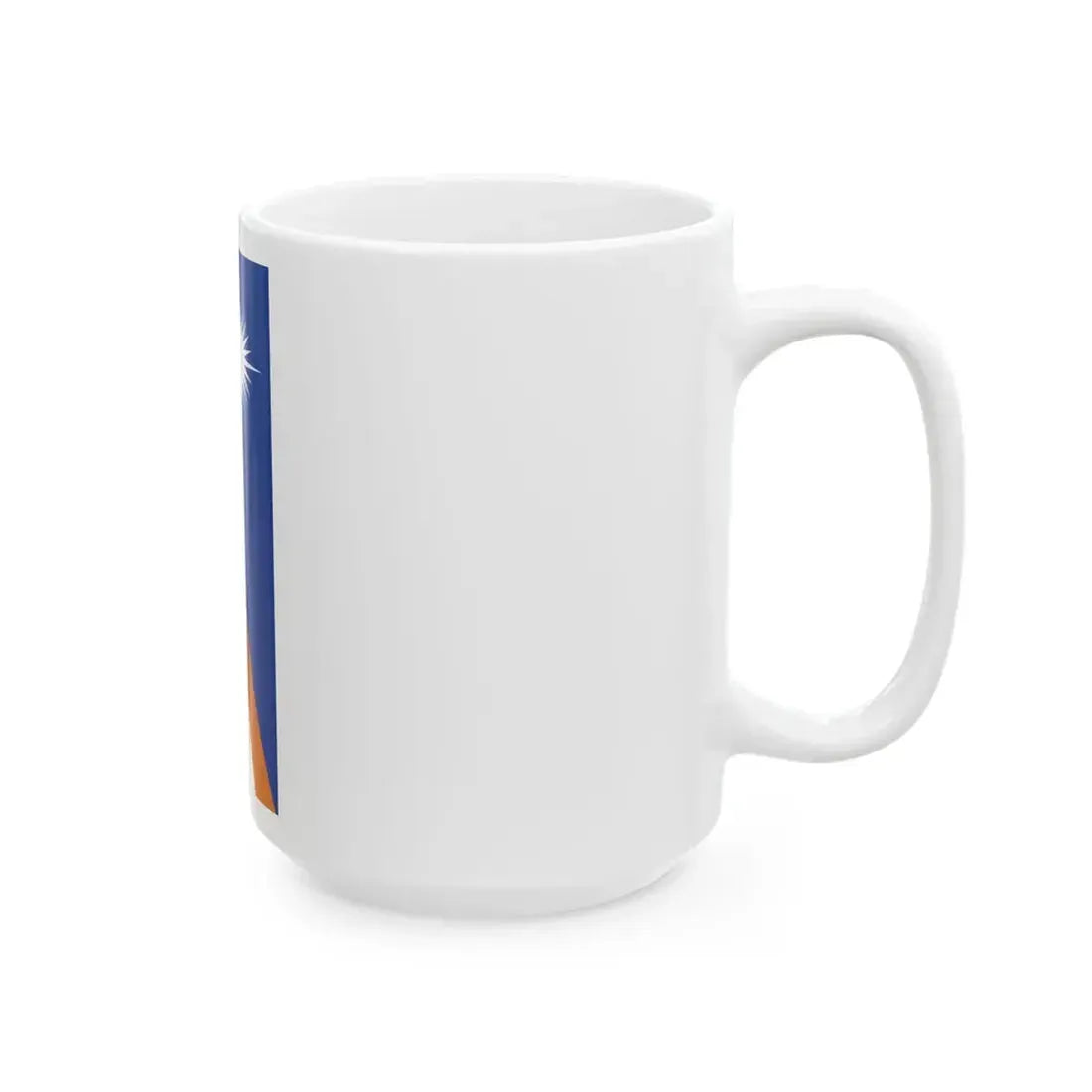 Flag of the Marshall Islands vertical (Marshall Islands) White Coffee Mug - Go Mug Yourself