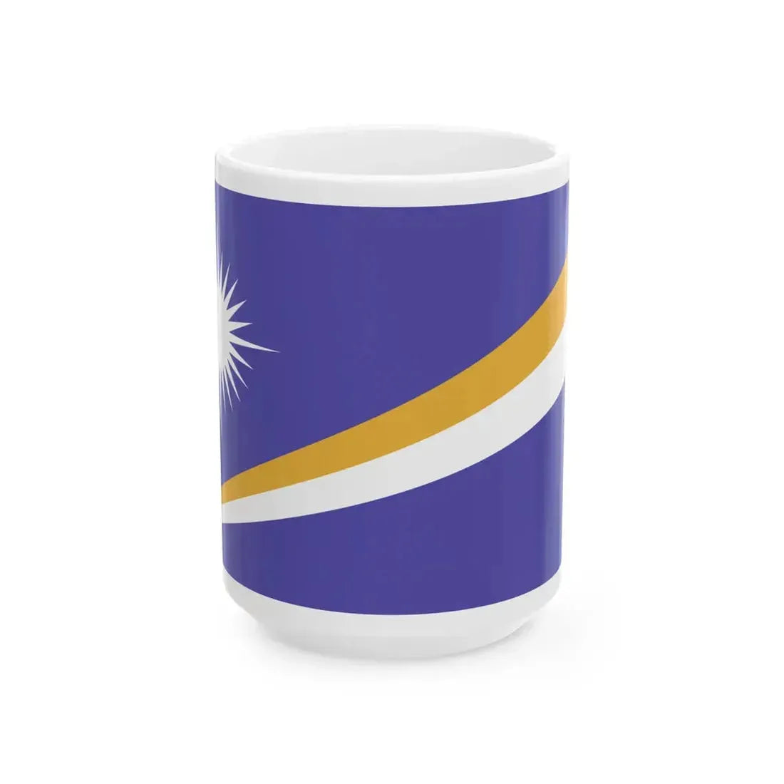 Flag of the Marshall Islands WFB 1999 (Marshall Islands) White Coffee Mug 15oz - Go Mug Yourself