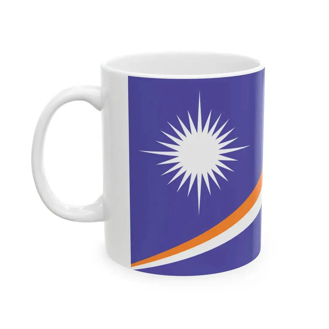 Flag of the Marshall Islands WFB 2000 (Marshall Islands) White Coffee Mug - Go Mug Yourself