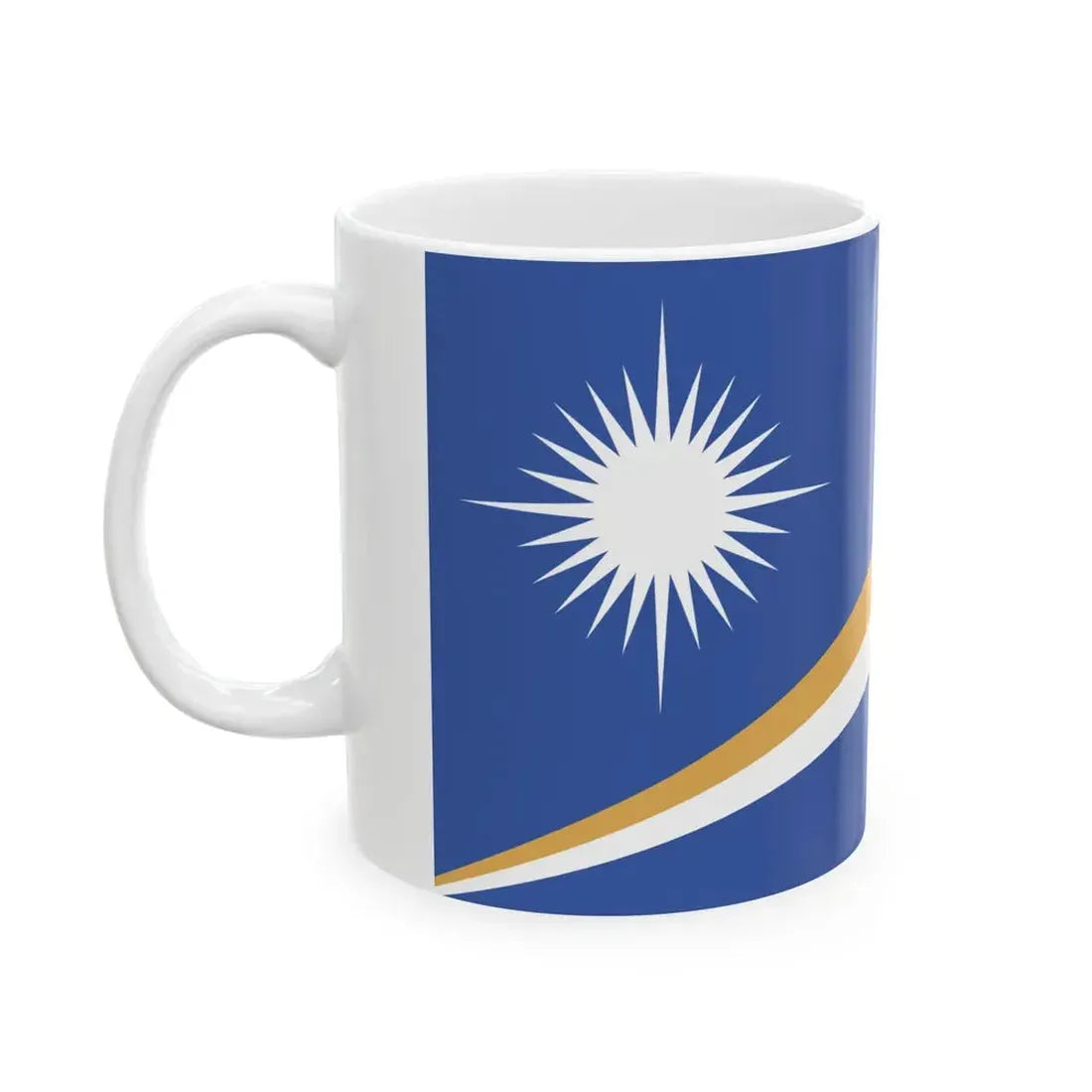 Flag of the Marshall Islands WFB 2004 (Marshall Islands) White Coffee Mug - Go Mug Yourself